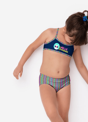 Biquíni Menina com Proteção Solar Lhama