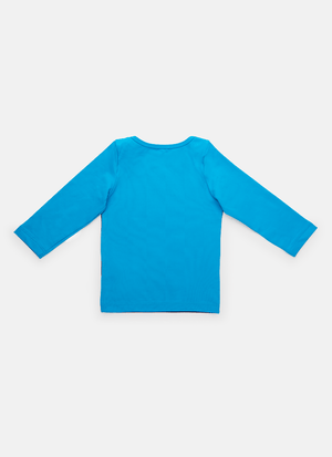 Camiseta Praia com Proteção Solar Bebê Menino Color Block