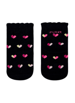 Meia Soquete Bebê Corações
