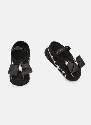 Meia Sapatilha Menina Antiderrapante Estrelas