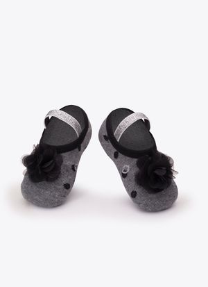 Meia Sapatilha Bebê Menina Bolinhas