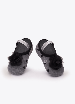 Meia Sapatilha Bebê Menina Bolinhas